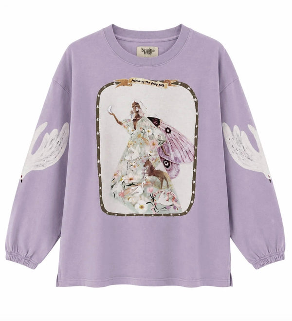 FAIRY FOLK TEE | LILAC WOMENS