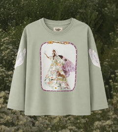 FAIRY FOLK TEE KIDS | SAGE