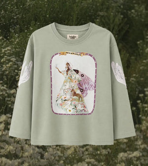 FAIRY FOLK TEE KIDS | SAGE