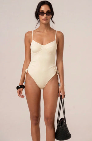THIN STRAP UNDERWIRE ONE PIECE | BUTTER