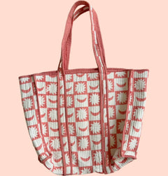 THE WEEKENDER TOTE | SUNTIME CORAL