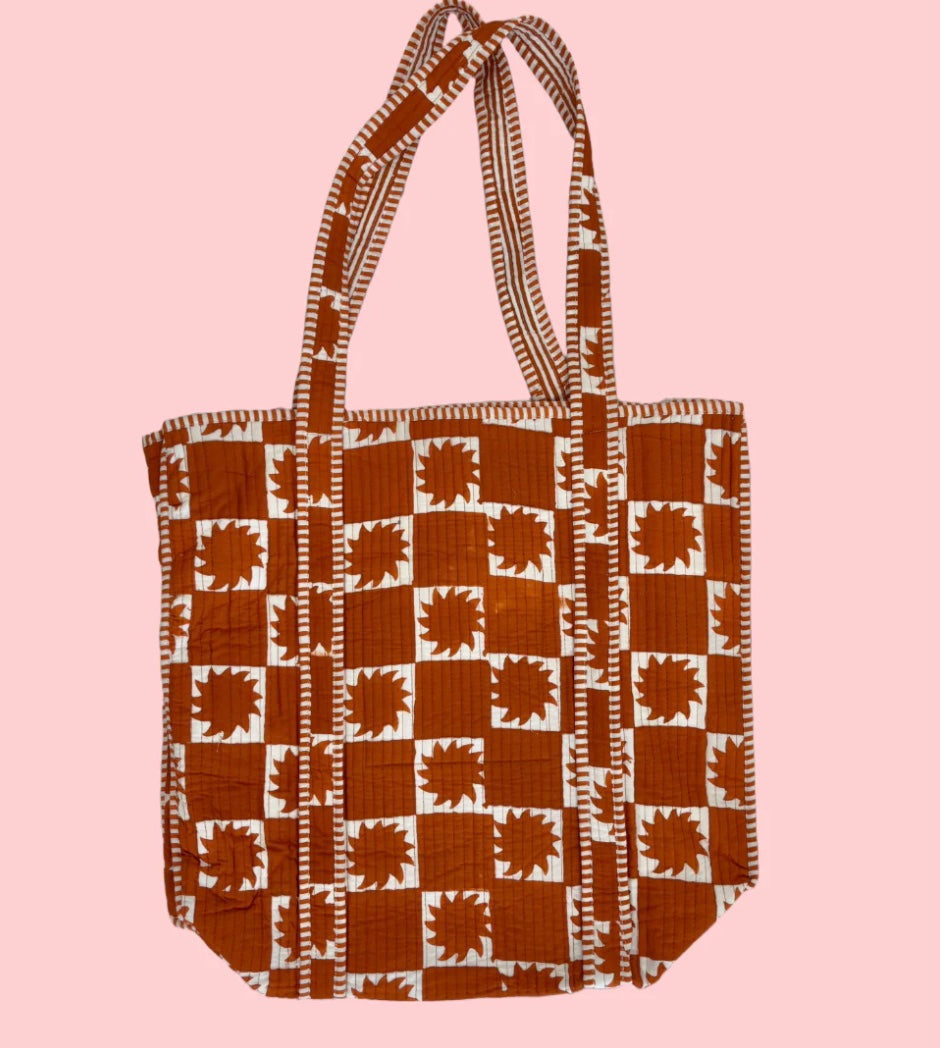 THE WEEKENDER TOTE - SUNNY TANGERINE