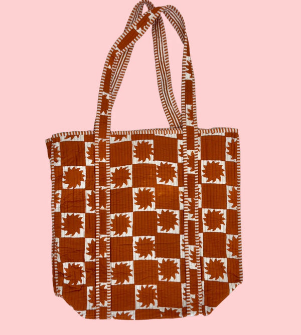 THE WEEKENDER TOTE - SUNNY TANGERINE