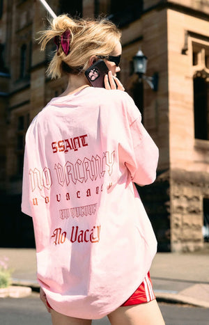 NO VACANCY TEE PINK