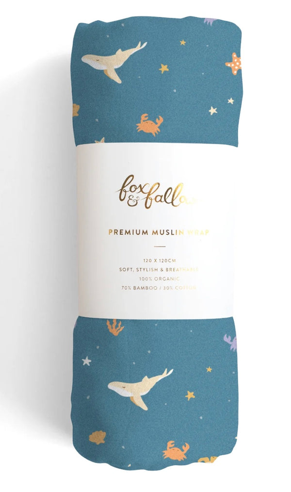 OCEAN CREATURES MUSLIN WRAP