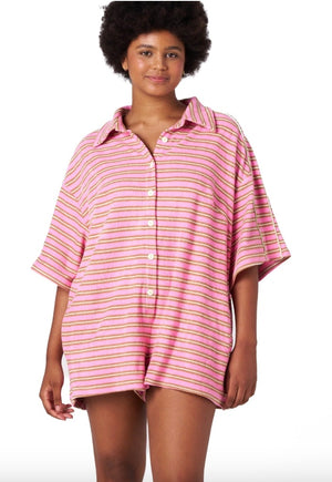CANDY STRIPE PLAYSUIT