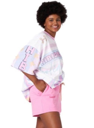 CANDY PINK ACID WASH SHORTS