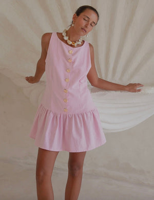 LILA DROP WASIT DRESS