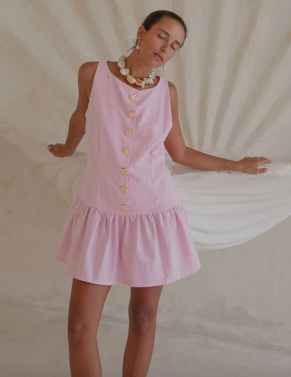 LILA DROP WASIT DRESS