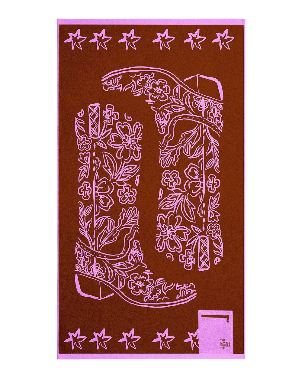 NOBODY'S DARLIN BEACH TOWEL