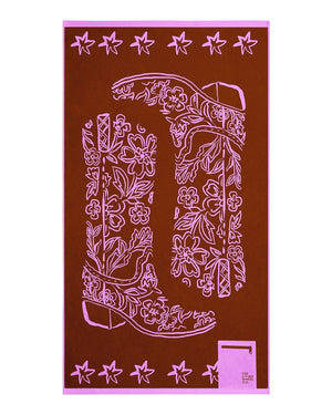 NOBODY'S DARLIN BEACH TOWEL