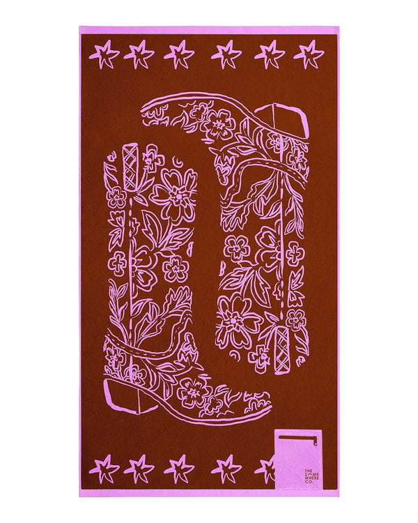 NOBODY'S DARLIN BEACH TOWEL