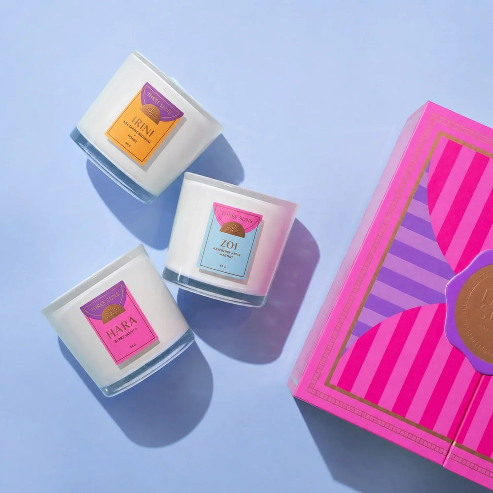 CANDLE GIFT TRIO I HUNTI LORI LAKEN