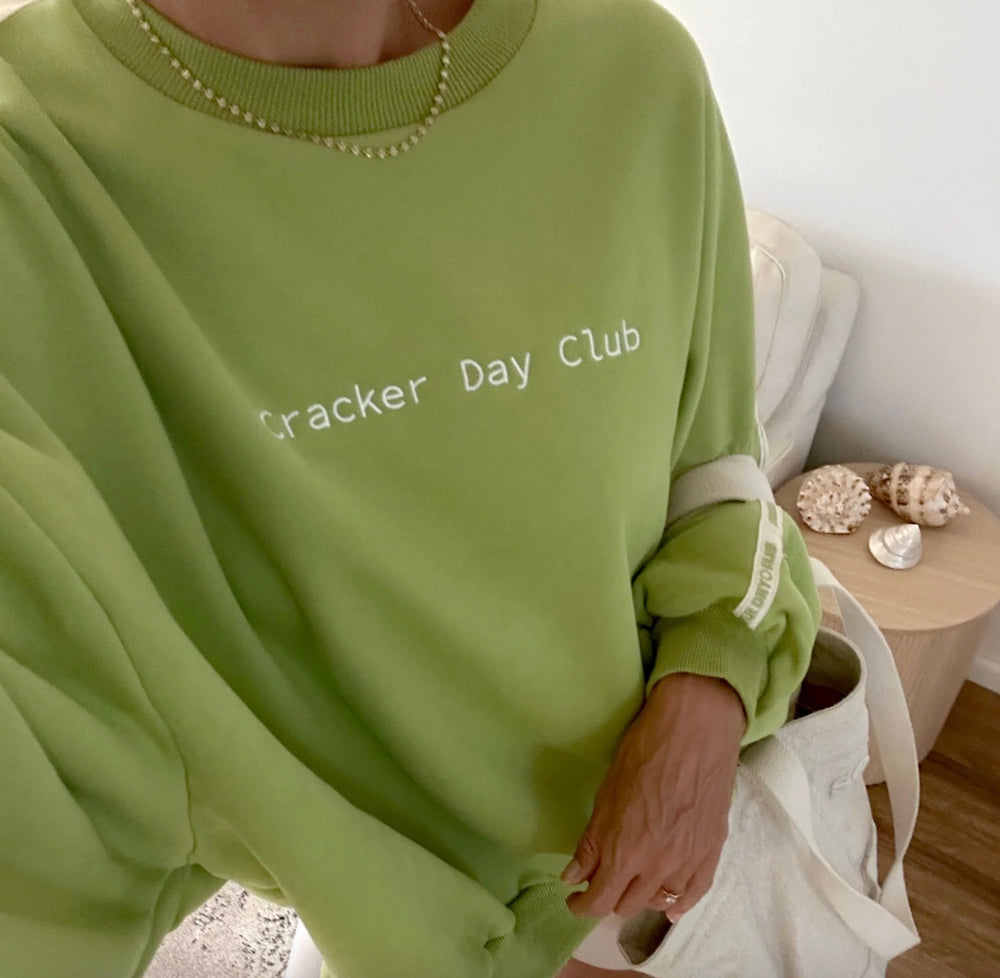 CLOUD RACER SWEATER | HONEYDEW