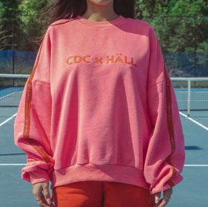 CDC X HALL CLOUD SWEATER | PEONY PINK