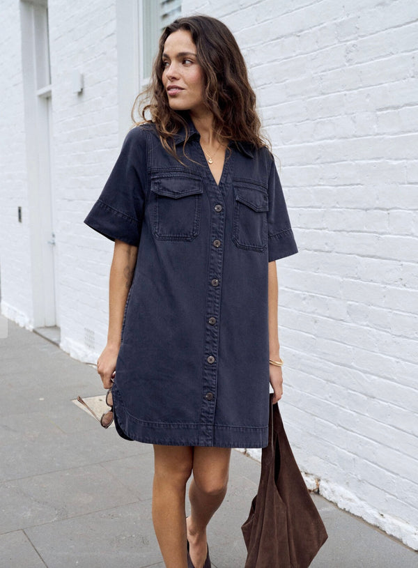 BONNIE RELAXED SHIRT DRESS
