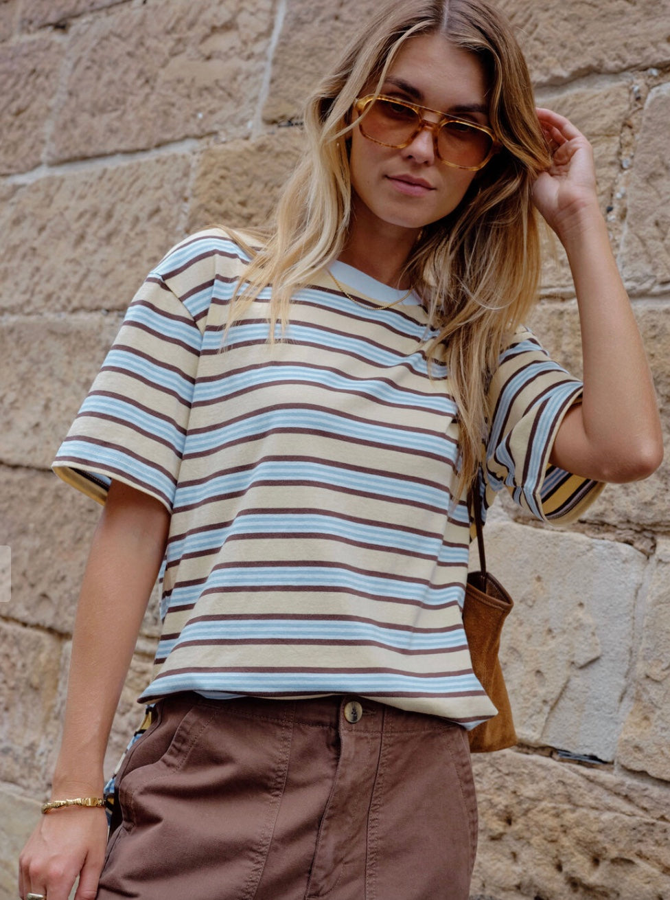 STEVIE SLOUCHY TEE | BUTTER