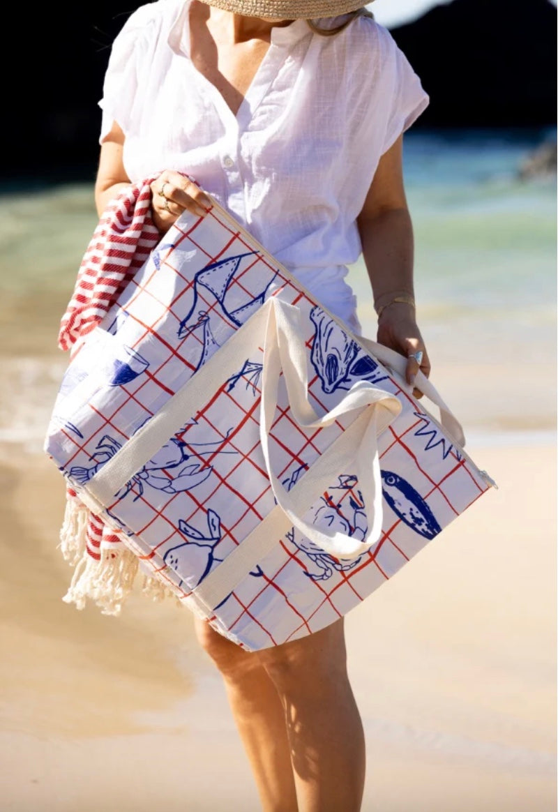 EVERYDAY ZIP TOTE BAG | EURO SUMMER