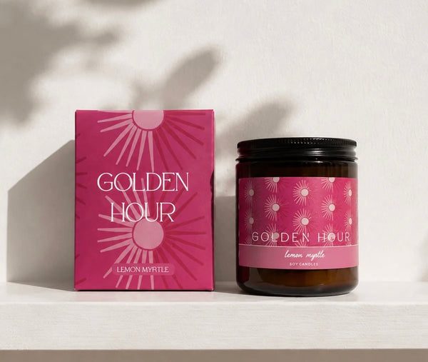 GOLDEN HOUR | LEMON MYRTLE SOY CANDLE