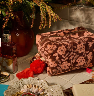 INDIANA TERRY POUCH | CARNELIAN