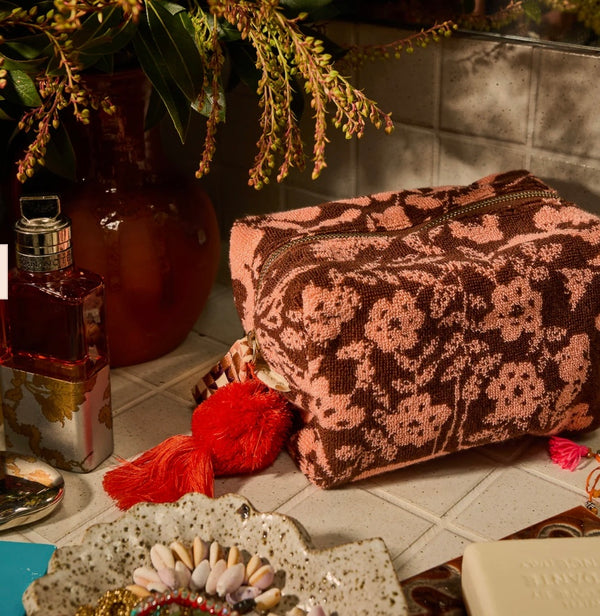 INDIANA TERRY POUCH | CARNELIAN