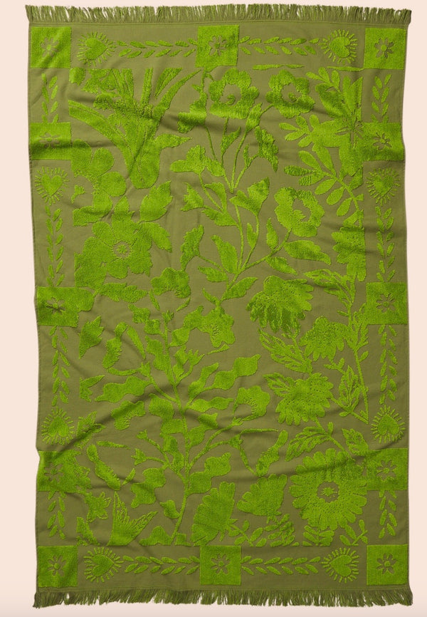 INDIANA BATH SHEET | CACTUS GREEN