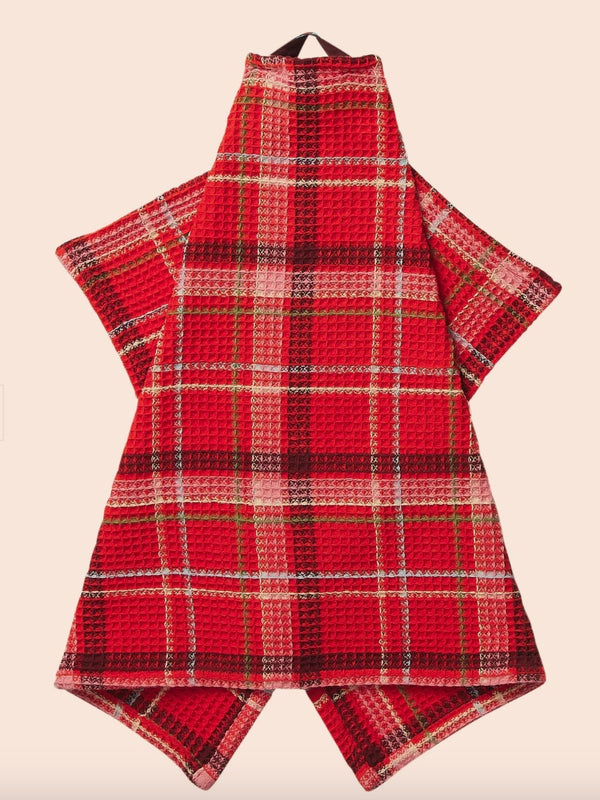 FRANCES WAFFLE TEA TOWEL | POPPY