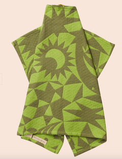 NORA TEA TOWEL | CACTUS GREEN