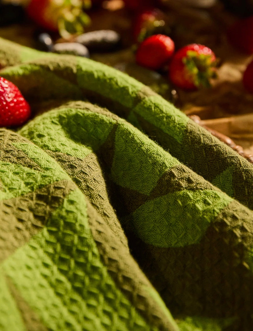 NORA TEA TOWEL | CACTUS GREEN