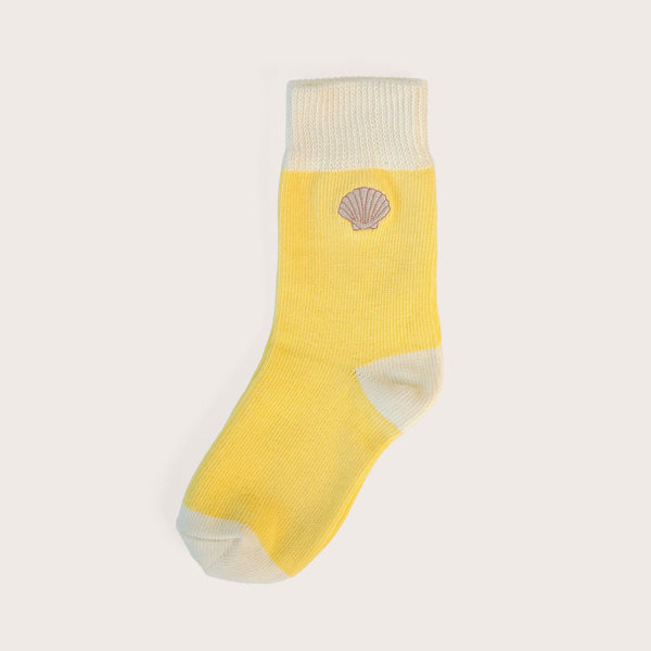 SCALLOP SHELL FISH SOCKS I MEDIUM-LARGE