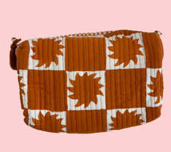 INDIE COSMETIC BAG | SUNNY TANGERINE