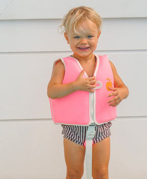 KIDS SWIM VEST I POPPY THE PEACH