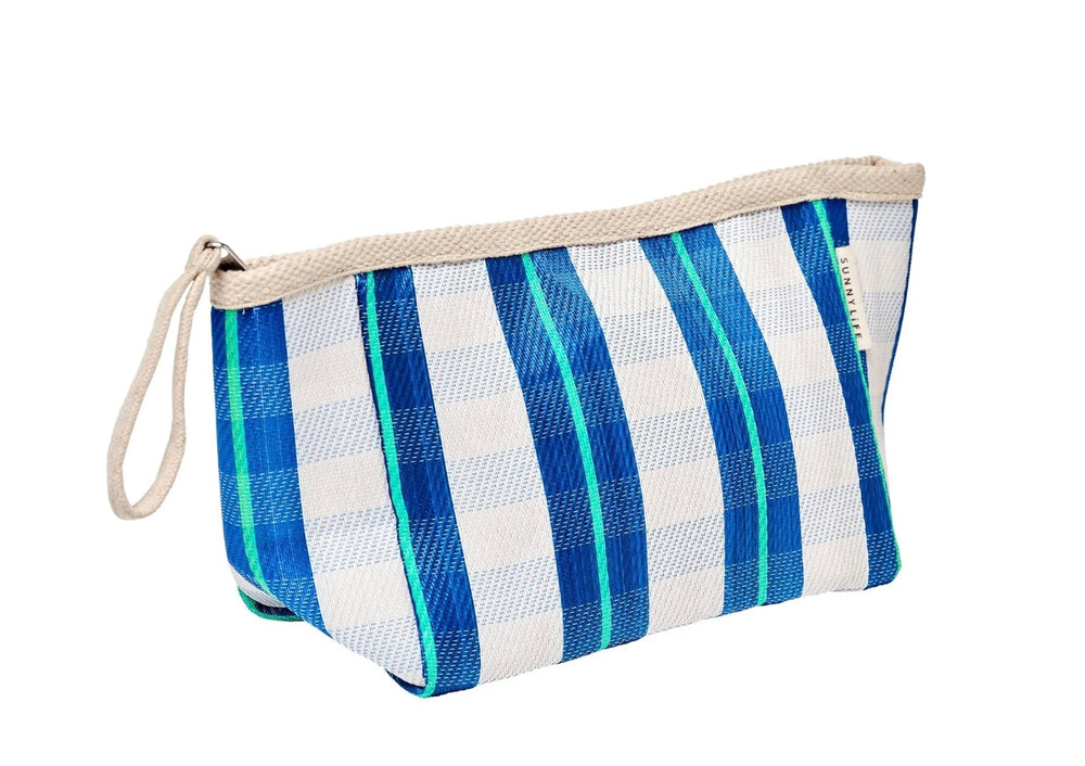 BEACH POUCH | BLUE NEON