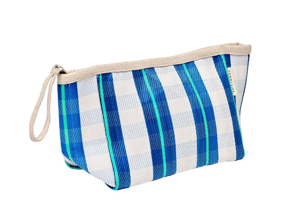 BEACH POUCH | BLUE NEON