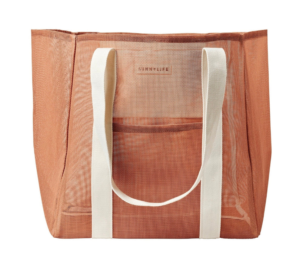 MESH BEACH BAG | TIERRA CLAY