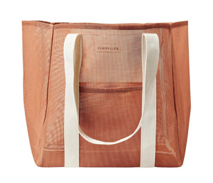 MESH BEACH BAG | TIERRA CLAY