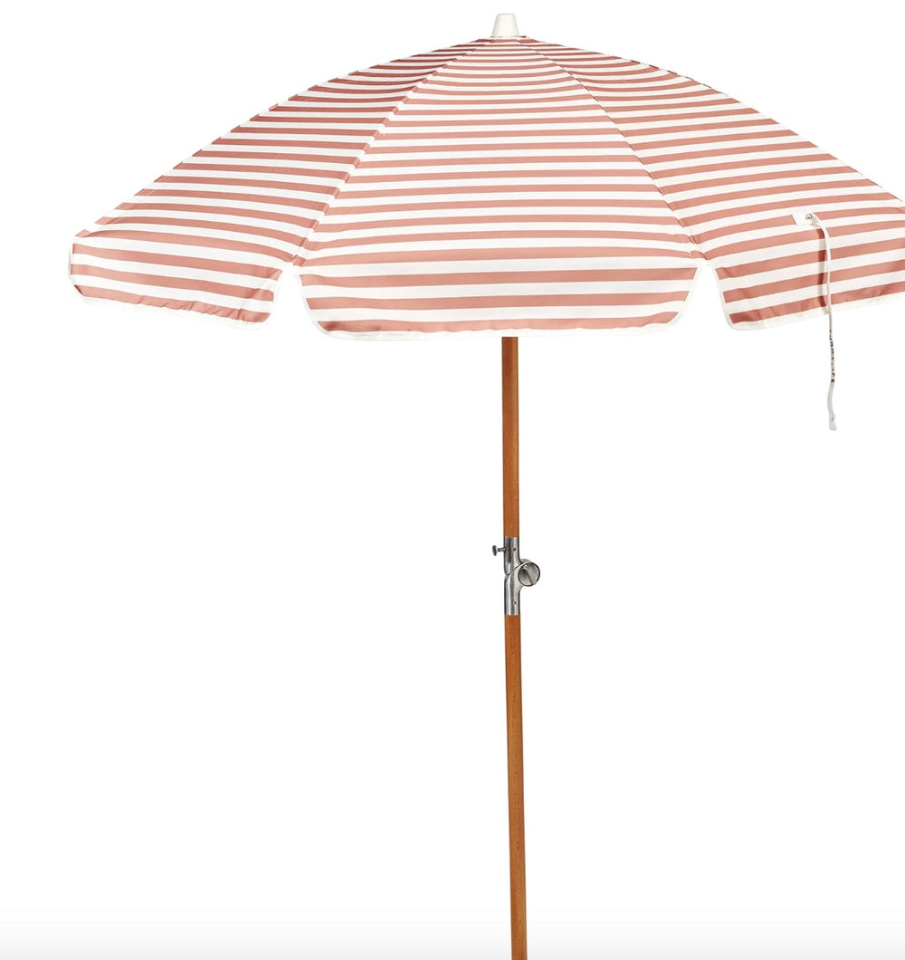 LUXE BEACH UMBRELLA | TIERRA CLAY