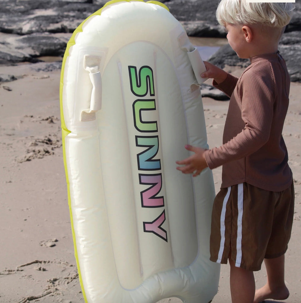 KIDS SURF MAT | CREAM AND YELLOW