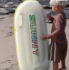 KIDS SURF MAT | CREAM AND YELLOW