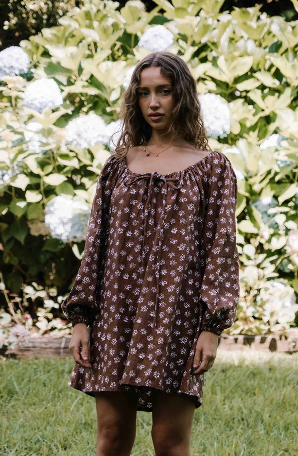 EFFY DRESS MOCHA