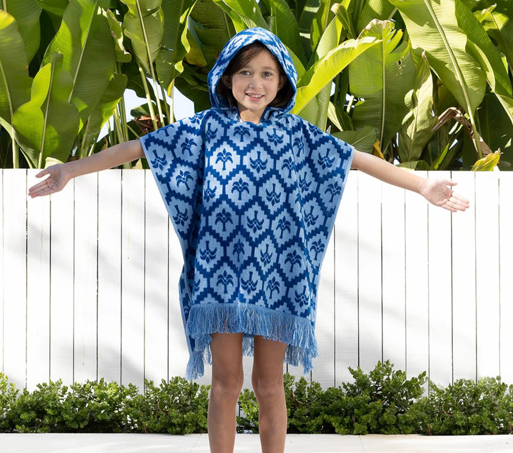 KIDS PONCHO | COBALT - Bambury