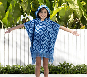 KIDS PONCHO | COBALT - Bambury