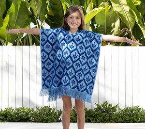 KIDS PONCHO | COBALT - Bambury
