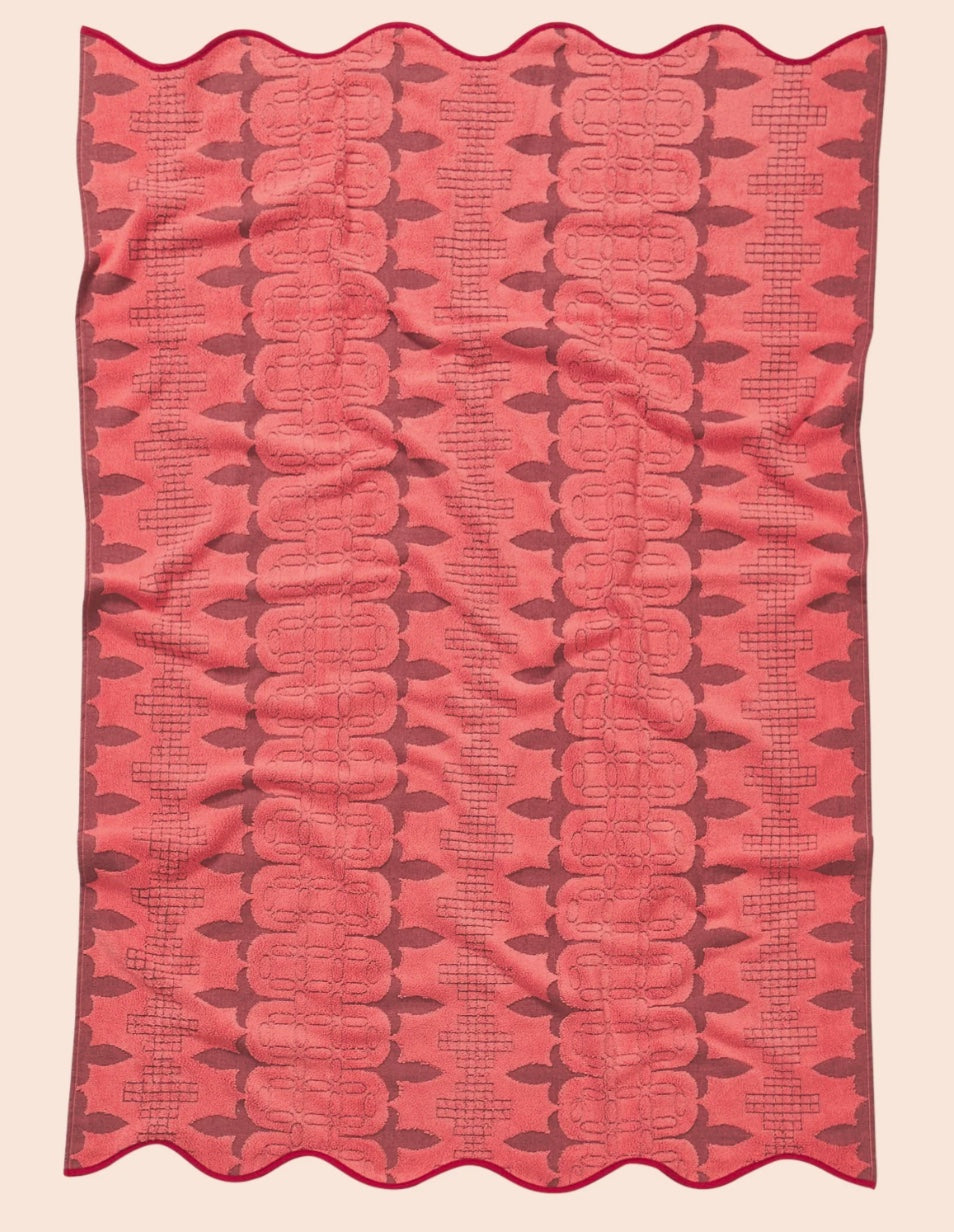 ESME BATH SHEET | HIBISCUS