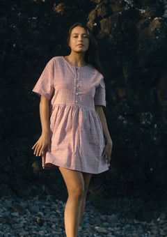DARCEY DRESS | LILAC ORANGE