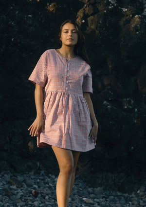 DARCEY DRESS | LILAC ORANGE