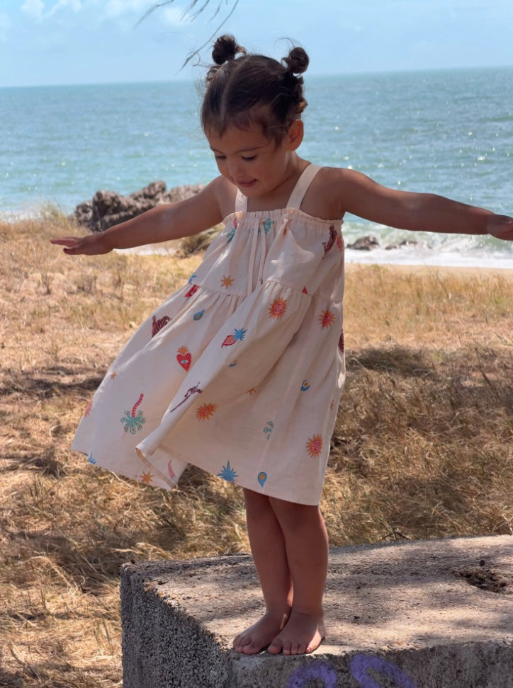 GOLDEN JUNGLE MINI DRESS
