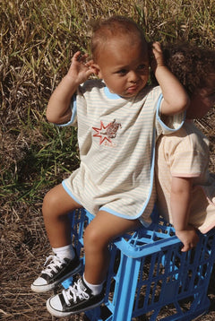 STARLIT ROMPER BLUE