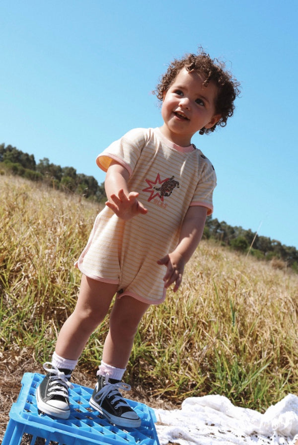 STARLIT ROMPER BUTTER