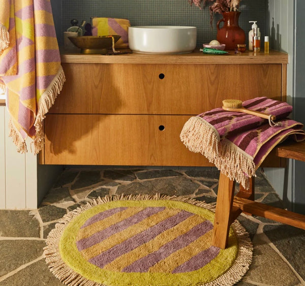 JARITA BATH MAT | MAUVE
